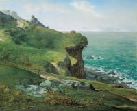 大原美術館：『グレヴィルの断崖』ミレー