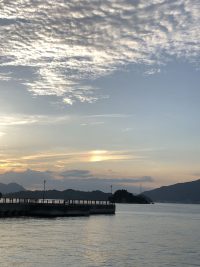 お出かけ：因島で見えた彩雲